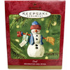 Snowman Dad Ornament Hallmark Keepsake 2001