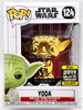 Funko POP Star Wars Yoda Gold 124 Vinyl Figure