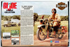 G.I. Joe US Army Courier and WLA 45 Harley Davidson Figure with Motorcycle