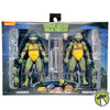 TMNT 2 Pack Leonardo & Donatello Collectible Action Figure Set NECA 54125