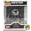 Marvel Funko Pop Deluxe Venom On Throne Exclusive GITD Bobblehead #965
