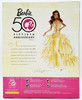 Barbie 50th Anniversary Doll African American Gold Dress Mattel 2008 #N5860