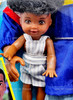 Big Brother Ken and Baby Brother Tommy Barbie African American Doll Set Mattel