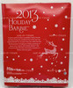 2013 Holiday 25th Anniversary Barbie Collector Doll Blonde 2012 Mattel #X8271