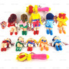 Sailor Moon Lot of 6 Plush Toys Sailors and Wand with Tags 1994 Banpresto