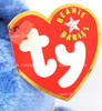 Ty Beanie Babies America the Bear Blue Plush Bear 2002