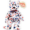 Ty Beanie Babies Red, White, and Blue Plush Bear 2002