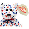 Ty Beanie Babies Red, White, and Blue Plush Bear 2002