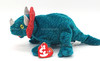 Ty Beanie Babies Hornsly the Triceratops Dinosaur Plush 2000