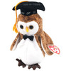 Ty Beanie Babies Wisest the Owl 2000 Graduation Plush