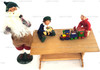 Byers Choice Santa with Elves Workshop 2000 Signed by Joyce Byer