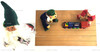 Byers Choice Santa with Elves Workshop 2000 Signed by Joyce Byer