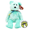 Ty Beanie Babies Sherbet the Bear Plush Seafoam 2002