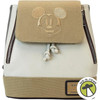 Mickey and Friends Canvas Print Drawstring Bucket Mini Backpack Loungefly