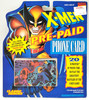1994 Marvel Classic Heroes X-Men Lot of 4 Phone Cards Wolverine, Gambit and More