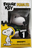 Peanuts Snoopy in Skeleton Outfit 4.5" Moveable Plush FigureKey 2024 NEW