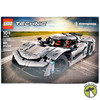LEGO Technic Koenigsegg Jesko Absolut Grey Hypercar 801 Piece Building Set 42173