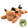Ty Beanie Babies Derby the Horse Plush with No Star and a Coarse Mane 1995