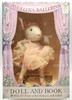 Angelina Ballerina 9" Doll and Book by Determined 1989 NEW