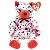 Ty Beanie Babies Red the Bear Patriotic Plush 2003