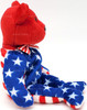 Ty Beanie Babies Liberty the Bear Red Patriotic Plush 2002