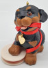 Hallmark Keepsake Puppy Love Rottweiler Ornament 1995