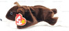 Ty Beanie Babies Bruno the Bull Terrier Dog Plush 1997