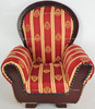 American Heritage Collection Red/Gold Armchair for American Girl Dolls USED