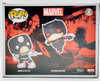 Funko POP Marvel Bullseye and Daredevil Marvel Collector Corps Vinyl Figures