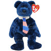 Ty Beanie Babies Pops the Bear with American Flag Necktie Father's Day Plush