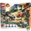 LEGO Jurassic World 2022 Triceratops Pickup Truck Ambush Set 210 Pieces #76950
