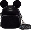 Mickey Mouse Classic Corduroy Convertible Mini Backpack and Crossbody Loungefly