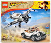 LEGO Indiana Jones Fighter Plane Chase 387 Piece Building Set 77012