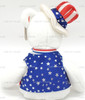 Ty Beanie Babies Sam the Bear White Patriotic Plush 2003