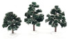 Department 56 Village Accessories Village Frosted Spruce Small 3 Pieces 53085