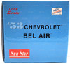 Chevrolet 53 Bel Air Classic Model Metal Die-Cast Red Top Car 1:18 Sun Star 1600