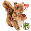 Ty Beanie Babies Nutty the Squirrel with Acorn Plush 2002