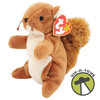 Ty Beanie Babies Nuts the Squirrel Plush 1996