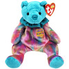 Ty Beanie Babies December the Birthday Bear Birthstone Turquoise Plush 2001
