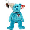 Ty Beanie Babies December the Birthday Bear with Hat Plush 2002