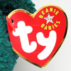 Ty Beanie Babies 2001 Holiday Teddy the Bear Green Sparkly Christmas Plush