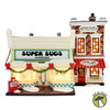 Department 56 Original Snow Village Super Suds Laundromat Lighted 55006
