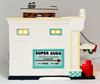 Department 56 Original Snow Village Super Suds Laundromat Lighted 55006
