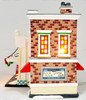 Department 56 Original Snow Village Super Suds Laundromat Lighted 55006