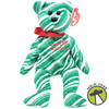 Ty Beanie Babies 2007 Holiday Teddy the Bear Green Version Christmas Plush