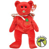 Ty Beanie Babies Gift of Peace Bear Red Angel Christmas Plush 2004