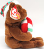 Ty Beanie Babies Yummy the Bear Holding Candy Christmas Plush 2005