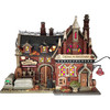 Department 56 Halloween Croak-N-Haggard Mortuary with Special Lighting 805673