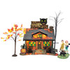 Department 56 Halloween Trick-or-Treat Lane the Black Cat Flat Box Set Lighted