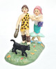 Department 56 Halloween Trick-or-Treat Lane the Black Cat Flat Box Set Lighted